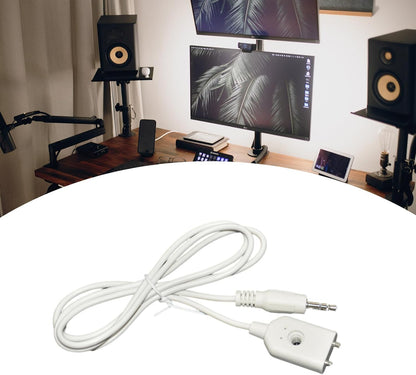 Water Leakage Detection Electrode with 3.5mm Probe, Stainless Steel Sensor Cable for Flood Alarm, for Homes and Factories