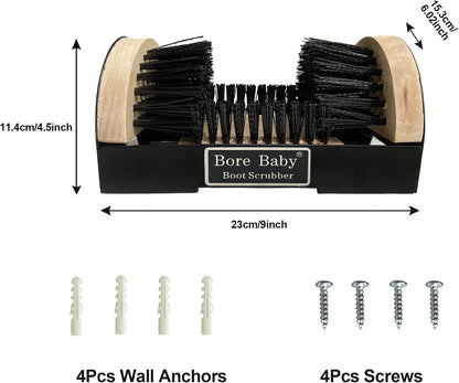 Boot Scrubber - Outdoor Heavy Duty Boot Scraper Brush & Shoe Mud Cleaner