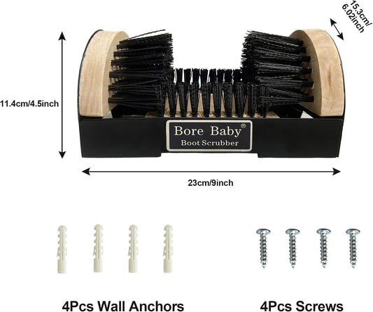 Boot Scrubber - Outdoor Heavy Duty Boot Scraper Brush & Shoe Mud Cleaner