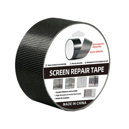 Window Screen Repair Kit, Screen Mesh Repair Kit, Screens Patch Tape | Self Adhesive Flexible Mesh Design, Screen Repair Tape, for Patio Porch RV Balcony Tent Camper Apartment
