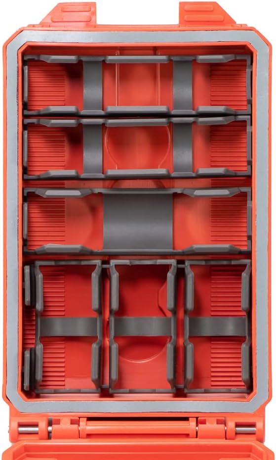 Thyrm CellVault-5M Modular Battery Storage for CR123, 18650, 18350, CR2032 Batteries with Movable Inserts, Made in USA