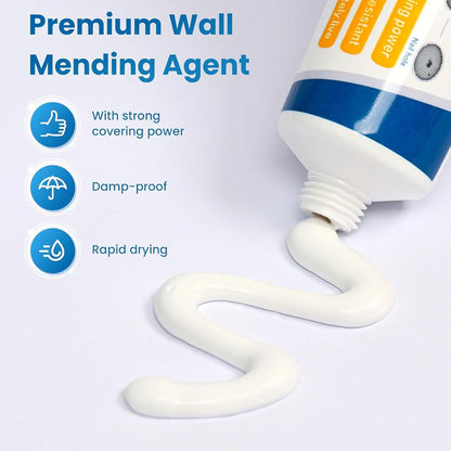 3 Pcs Drywall Repair Kit, Wall Mending Agent, Wall Patch Repair Kit with Scraper, Multi-Functional Drywall Patch Paste Repair Kit for DIY Home Fix