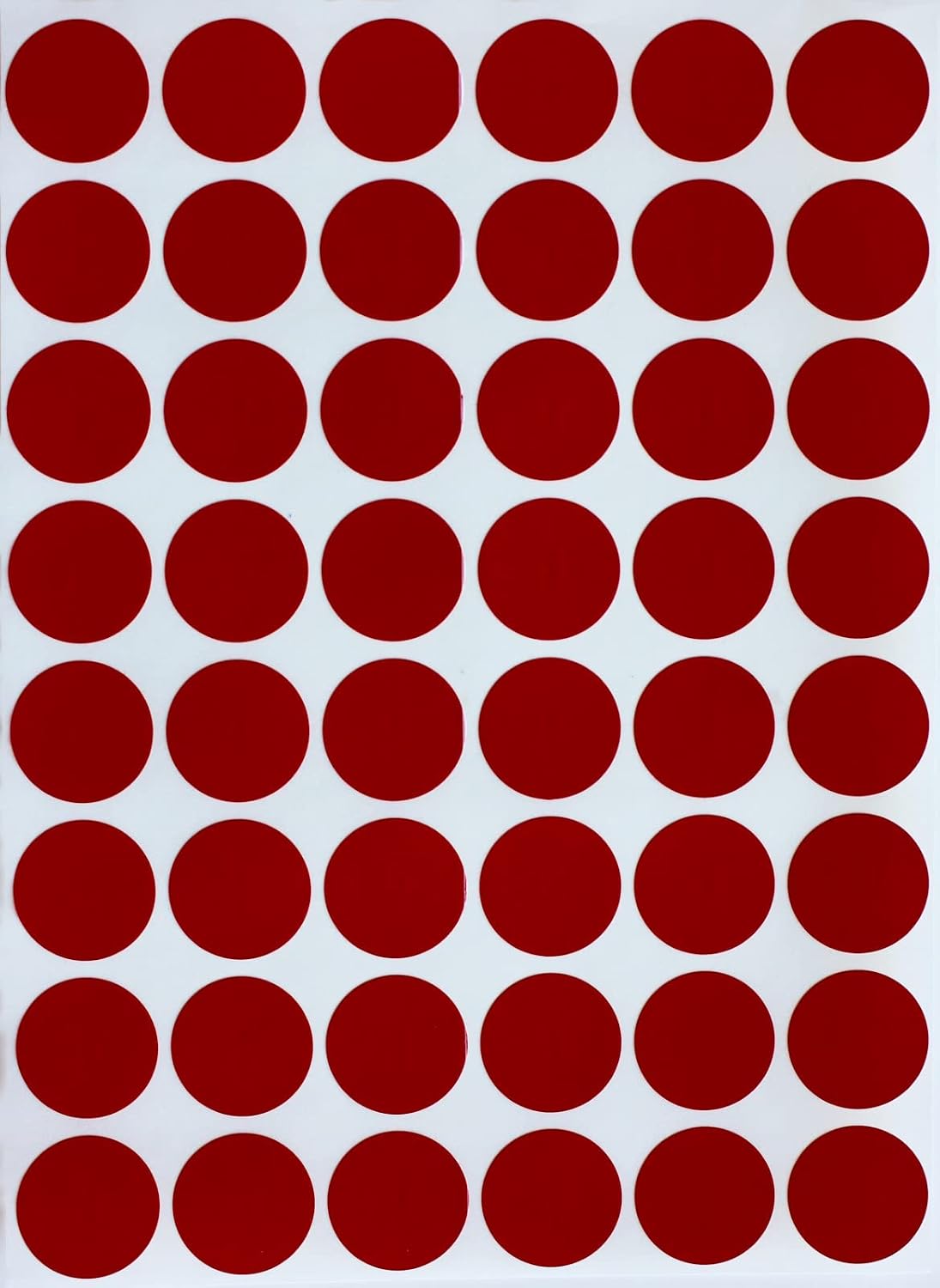Royal Green Dot Sticker 11/16" Inch (17mm) Colored Labels in Purple - 2400 Pack - Colors A