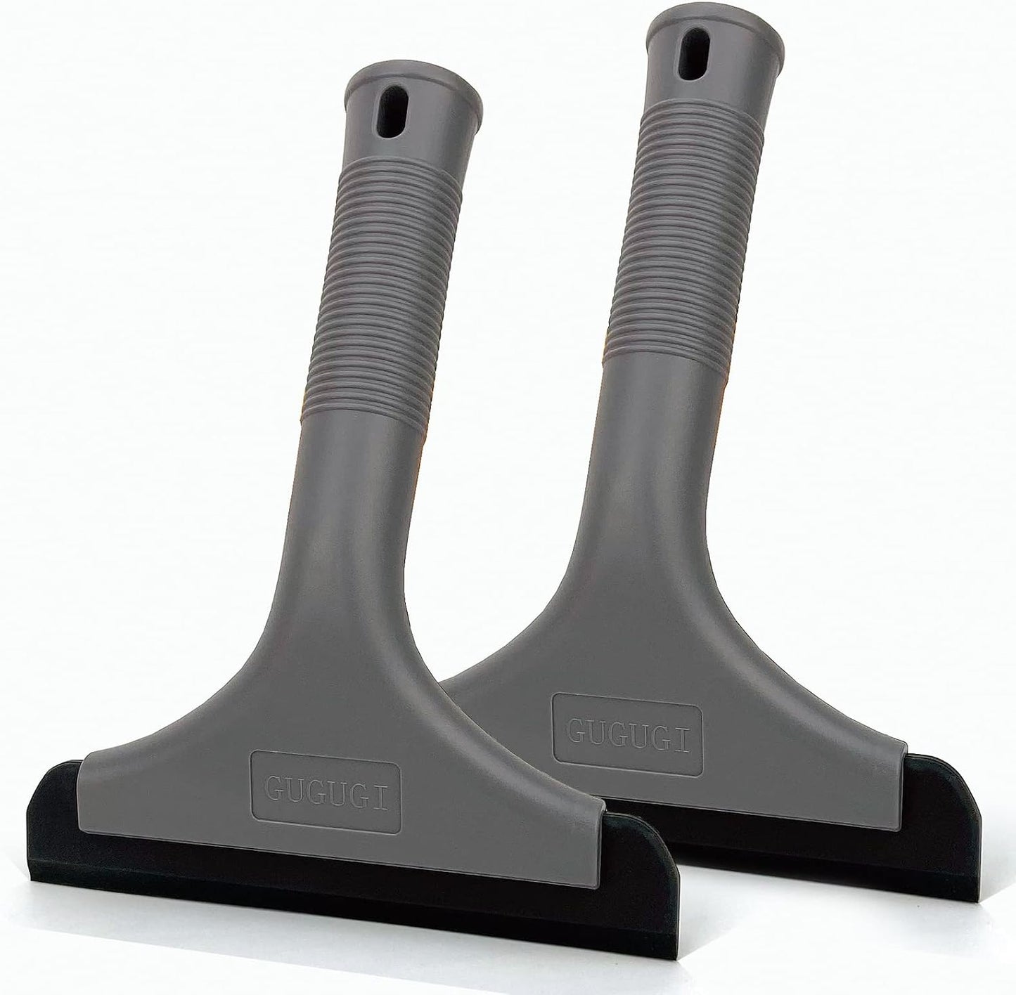 Super Flexible Silicone Squeegee, Auto Water Blade, Water Wiper, Shower Squeegee, 5.9'' Blade and 7.5'' Long Handle, for Car Windshield, Window, Mirror, Glass Door