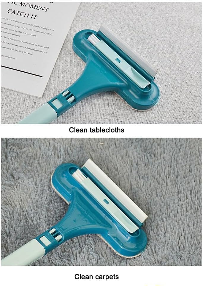 Window Screen Cleaning Brush, Double Sided Window Cleaning Brush and Scraper, Mesh Screen Cleaner,Multi-Purpose CleaningBrush for Patio, Door, Porch Screens