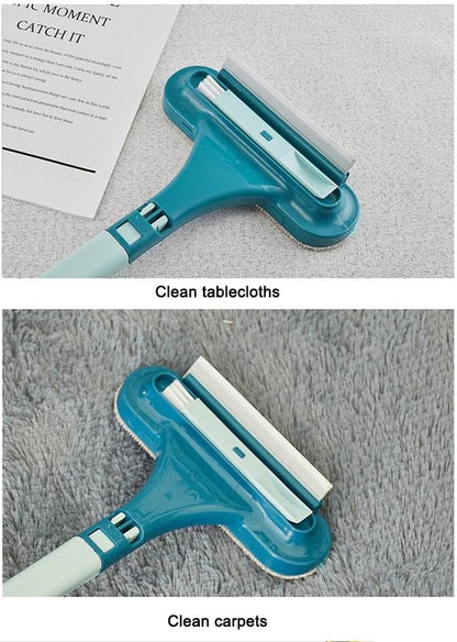 Window Screen Cleaning Brush, Double Sided Window Cleaning Brush and Scraper, Mesh Screen Cleaner,Multi-Purpose CleaningBrush for Patio, Door, Porch Screens