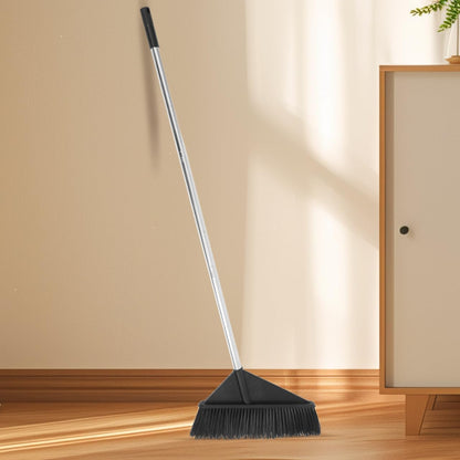 ibasenice Heavy Duty Stiff Bristle Broom with Long Handle 54.72In Outdoor and Indoor Sweeper for Garden Yard Warehouse and Floor Cleaning