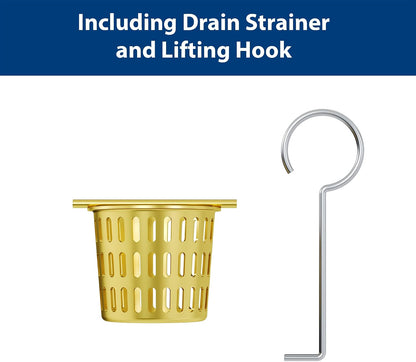 Neodrain Shower Drain Hair Catcher – Stainless Steel Hair & Debris Strainer with Lifting Hook, Hair Trap Filter Basket for Bathroom Drains, Reusable Hair Strainer for Clog-Free Drains