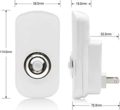 Sensky 3-in-1 Motion Sensor Night Light Plug in, Rechargeable Flashlight, Emergency Night Light for Bedroom, Bathroom, Living Room, Stairways, Hallways