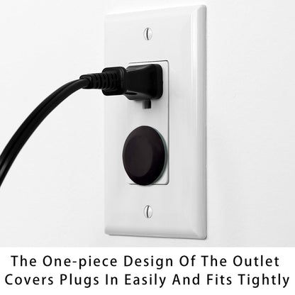 Pure Blue Color Outlet Covers Baby Proofing - Plug Covers for Electrical Outlets, Child Proof Socket Covers, Baby Safety Products for Home, Office