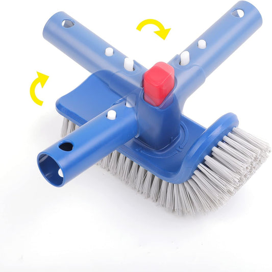 Sepetrel Pool Brush Head for Cleaning Walls,Steps & Corners,Rotatable Hand Scrub Brushes,for Inground/Above Ground Swimming Pool,Spa, Bathroom, Hot Tub, Kitchen