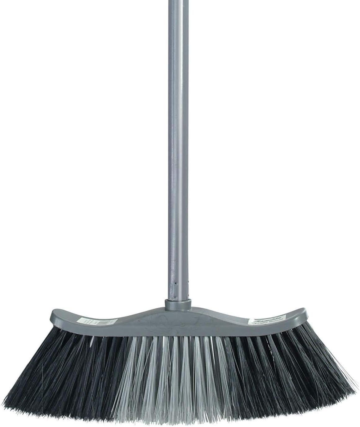 Superio Grey Broom, Heavy-Duty Indoor & Outdoor Broom with 48-Inch Handle, Multi-Surface Floor Cleaning for Home, Kitchen, Garage & Office