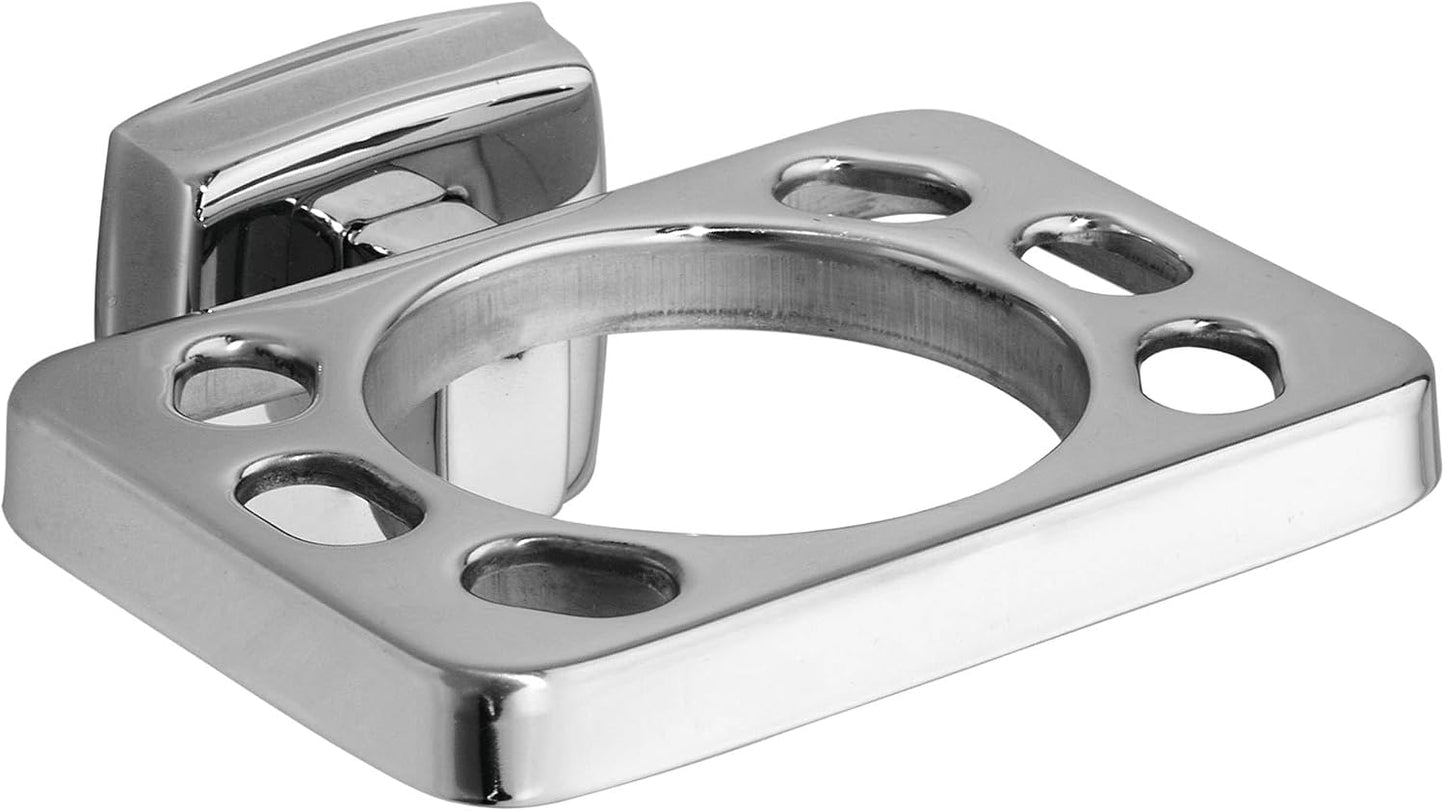 Moen P1740 Stainless Steel Wallmount Toothbrush/Tumbler Holder, Stainless | Wall-mounted holder, tumbler included, stainless steel finish, compact design, concealed mounting hardware