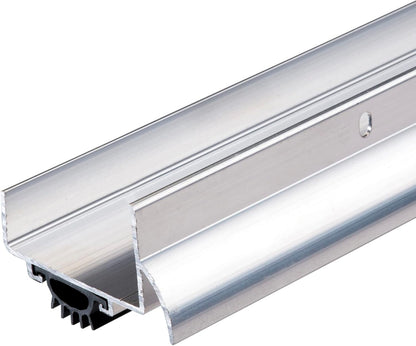 M-D Building Products 49000 36 in. Satin Nickel Aluminum U-Shape Screw-on Under Door Seal