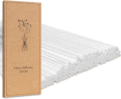 5 Mixed Colors 10inch Diffuser Replacement Sticks - 60Pcs Fiber Reed Fragrance Sticks Refill for Home and Bathroom - Rattan Essential Oil Sticks for Scented Diffuser