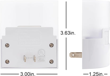 GE LED Motion Sensor Night Light, Plug into wall, 40 Lumens, Soft White, UL-Certified, Energy Efficient, Ideal Nightlight for Bedroom, Bathroom, Kitchen, Hallway, 26140, Bronze, 1 Pack