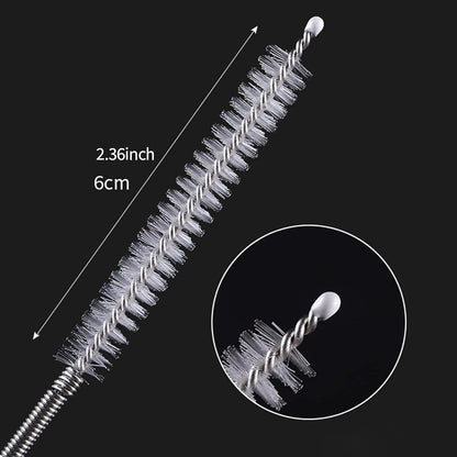 Extra Long Pipe Tube Cleaner Fridge Drain Pipe Dredging Tool Flexible Drain Brush Skinny Tube Spiral Cleaning Brush Drinking Straw Cleaner Brush Nylon Spring Aquarium Filter Brush 155CM (1)