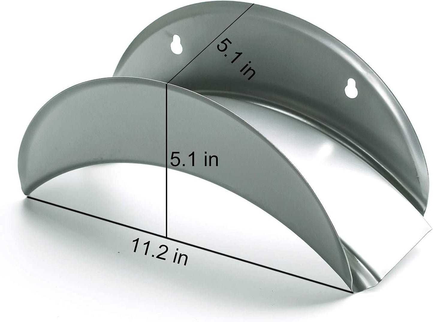 Tinsow Steel Wall Mount Garden Hose Hangers, Water Hose Hooks for Hose Organizing, Hose Holder Storage for Outside Hose Bracket, Car Hose Holder, Carrier, Support for Garden Hose (1, Grey)