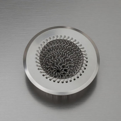 2 Pack 4.5 Inch Stainless Steel Sink Strainer Basket - 304 Stainless Steel Kitchen Sink Drain Filter, Universal Sink Mesh Basket, Hair Catcher, Food Waste Strainer, for Most Sinks