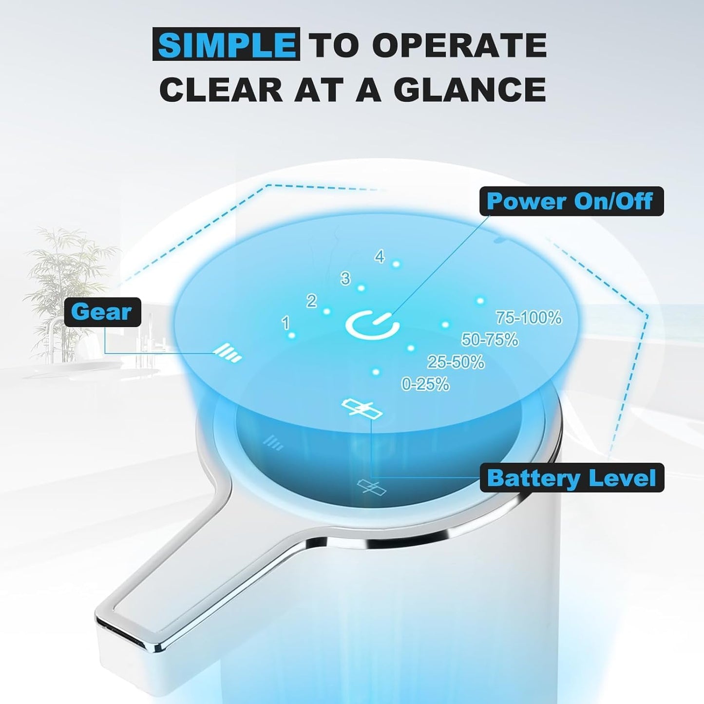 Automatic Soap Dispenser Liquid Touchless: 13.52oz/400ml Wall USB Rechargeable - 4-Level Adjustable Modern Electric Hand Soap Dispenser - Kitchen Bathroom Kids Family Black