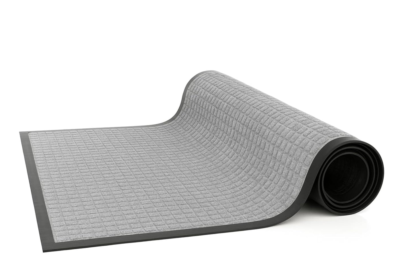 Guardian WaterGuard Indoor/Outdoor Wiper Scraper Floor Mat, Rubber/Nylon, 3'x4', Grey