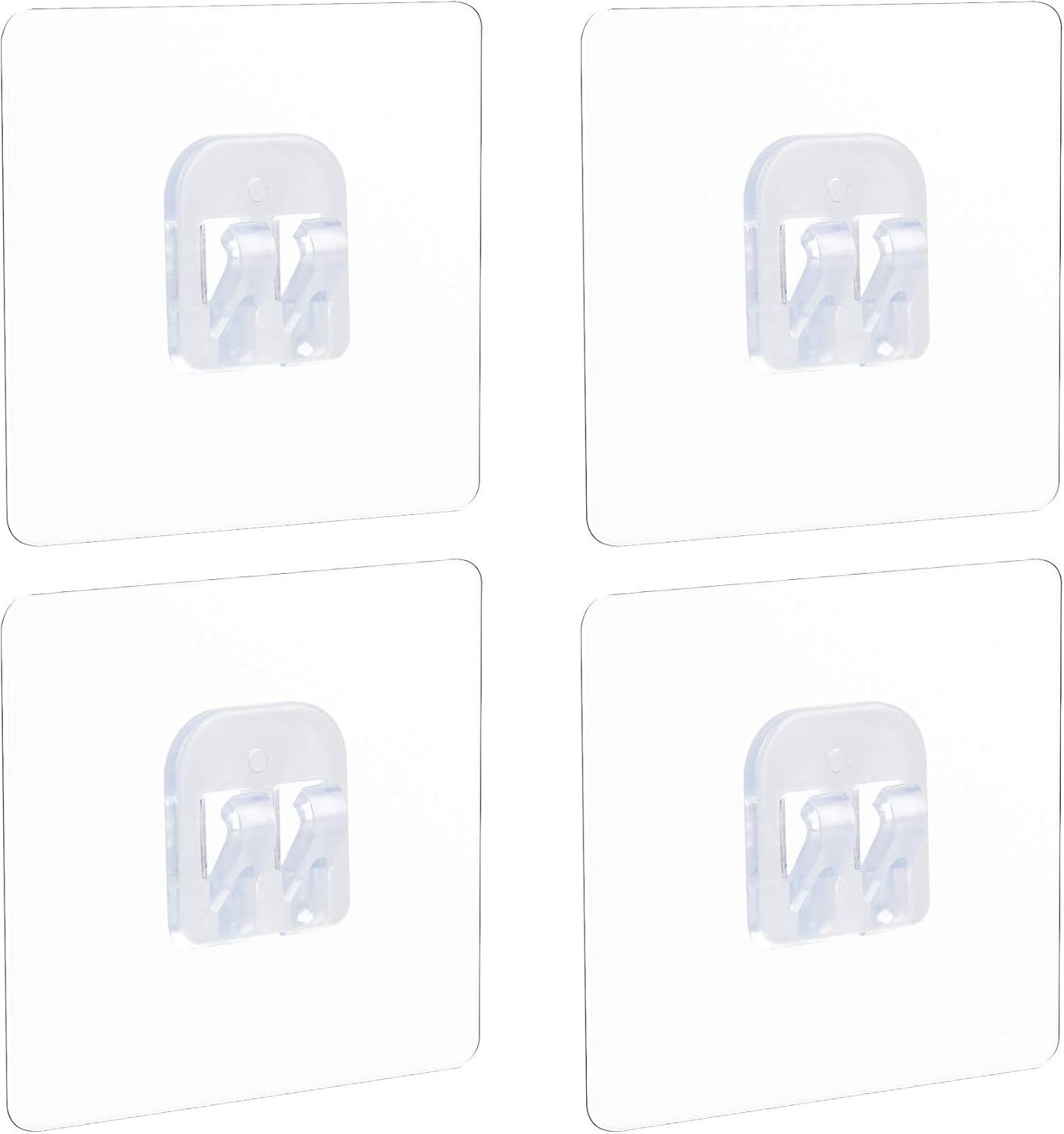 YeeBeny Corner Shower Caddy Adhesive Sticker Hook Mount for Shower Caddy Basket Bathroom Shelf Compatible with KINCMAX，SMARTAKE, JOMARTO, Flowmist, Nieifi, HapiRm, Odesign, Lovelers 4 pack