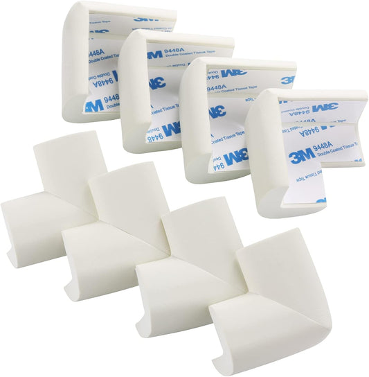 8 pack Corner Protector for Baby, Clear Corner Protectors , Furniture Corner Guard & Edge Safety Bumpers , Baby Proof Bumper , Furniture & Table Edges Furniture & Sharp Corners Baby Proofing (L Shape)
