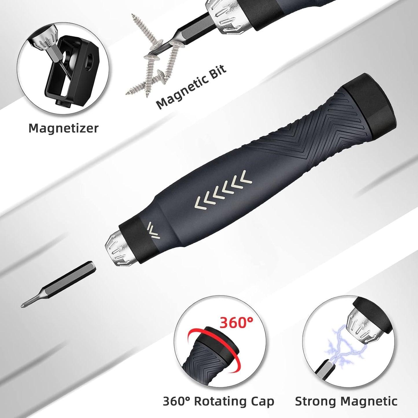 Precision Ratchet Screwdriver Set, JAKEMY 69 in 1 Household Screwdriver Home Repair Tool Kit, Disassemble Magnetic Rotating Ratchet Screwdriver Kit for Furniture/Car/Computer/Electronics Maintenance