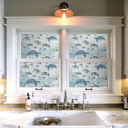 MuralPeel Dark Blue/Yellow Leaf Floral Peel and Stick Wallpaper Vintage Easy Peel Off Self Adhesive Removable Stick on Wall Paper for Kitchen Cabinet Renter Friendly