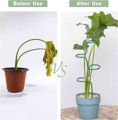 3PCS Indoor Plant Support – Durable Metal Garden Stakes for Monstera, Flowers & Herbs – 12.6 Inch Trellis for Indoor & Outdoor Plants, Easy-to-Use Support Structures