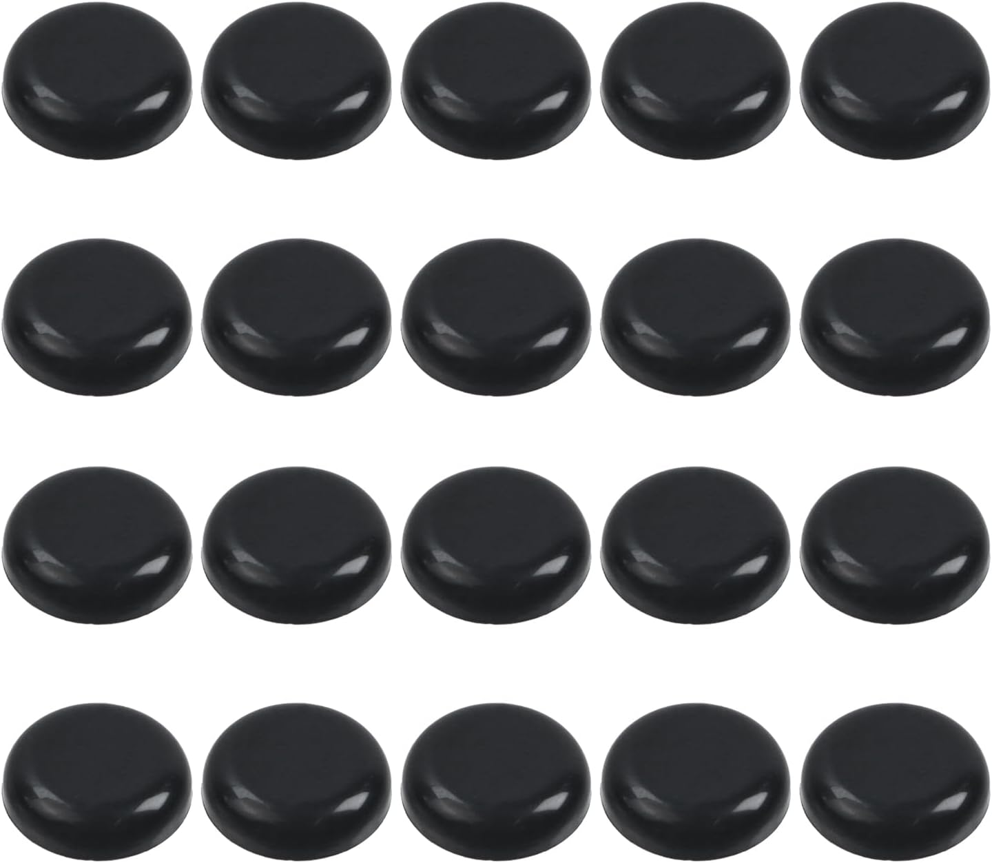 Antrader 1.5 Inch Self-Stick Furniture Round Felt Pads Wood Floor Protectors – Protect Your Hard Floors from Furniture Scratches, Pack of 48, Black
