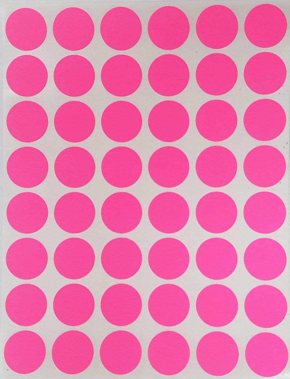 Royal Green Dot Sticker 11/16" Inch (17mm) Colored Labels in Purple - 2400 Pack - Colors A