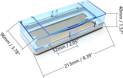 Fielect Weatherproof in Use Outlet Cover Plug Receptacle Protector for Retrofit Siding Construction Transparent 120 Type 142x83x48mm 1Pcs
