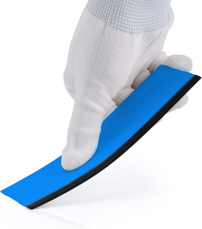 FOSHIO 6 Inch Rubber Squeegee for Kitchens, Glass, Shower and Car Windows, Pack of 3 (White)