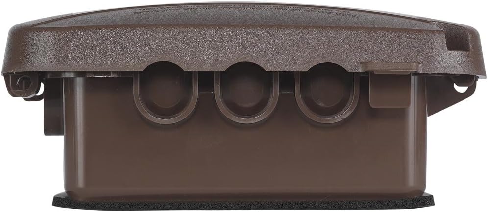 Intermatic WP5100BL Extra Duty Plastic Weatherproof Cover, 2.75-Inch Single Gang, Black