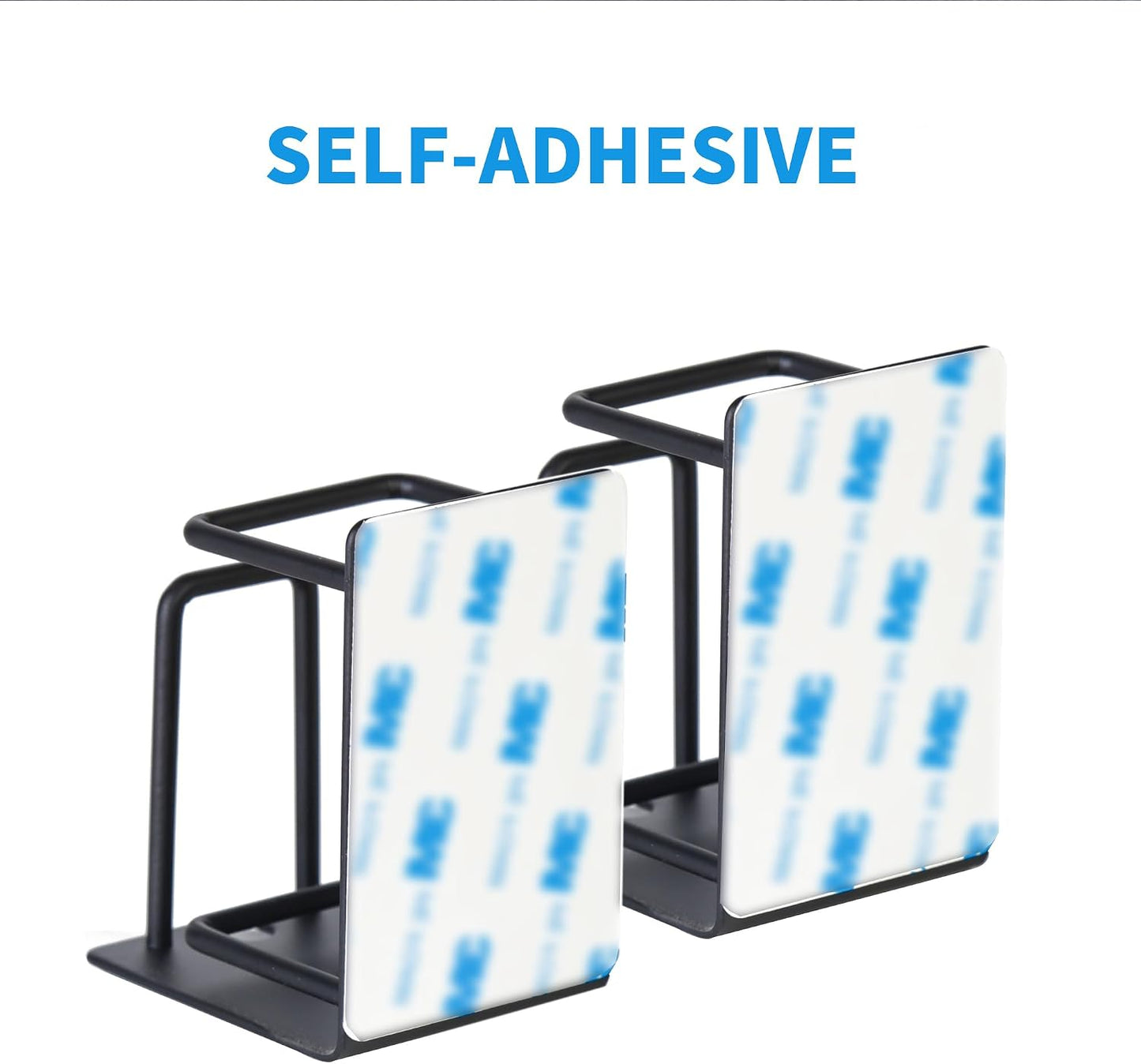 HANZE 2 Pack Toothbrush Holder 304 Stainless Steel Adhesive Wall Mounted 3 in 1 with Toothbrush Holder Toothpaste Holder and Cup Holder for Bathroom Shower
