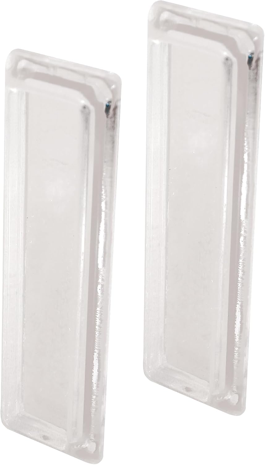 Prime-Line F 2550 Black Plastic, Window Finger Pull, Self-Adhesive (2 Pack)