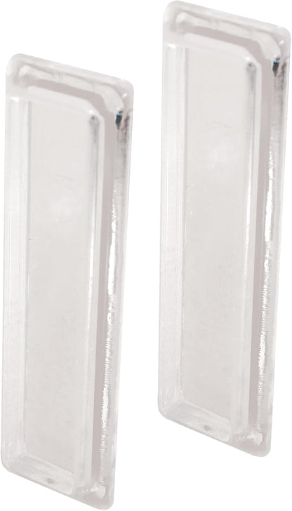 Prime-Line F 2550 Black Plastic, Window Finger Pull, Self-Adhesive (2 Pack)