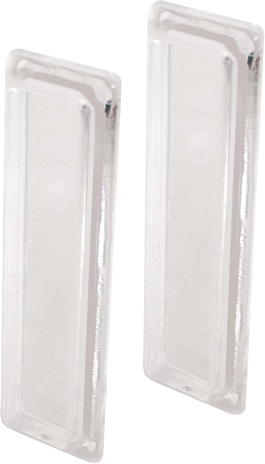 Prime-Line F 2550 Black Plastic, Window Finger Pull, Self-Adhesive (2 Pack)