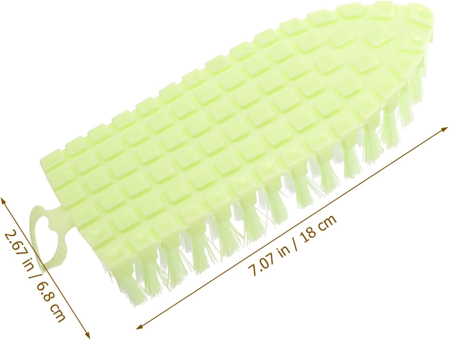 Zerodeko Sink Scrub Brush Small Cleaning Brush for Effortless Kitchen Bathroom Cleaning Compact Design for Stains Dirt Lightweight Portable Multi-Scene Use Easy to Grip