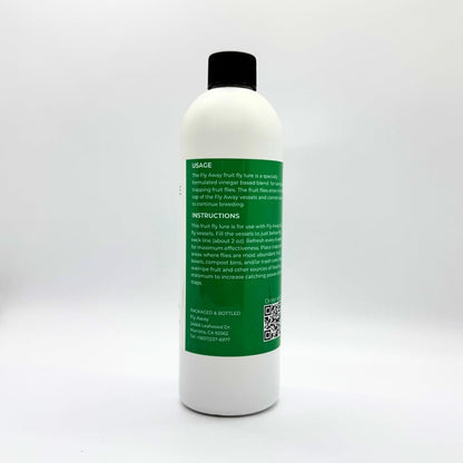 Fly Away Fruit Fly Liquid Lure - Trap Fruit Flies Fast. Safe Around Food. Fruit Fly Trap Indoor Bait for Kitchens, Restaurants, and Bars. Use Alone or as Refill for Fly Away Fruit Fly Trap Kit (12 oz)
