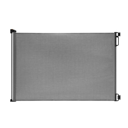 EasyBaby Extra Wide Retractable Baby Gates, 33" Tall, Extends up to 71" Wide, Black/Child Safety, Pet Gates for Stairs, Doorways, Hallways, Indoor and Outdoor