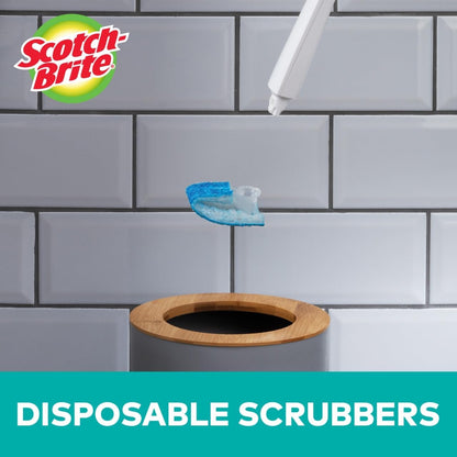 Scotch-Brite Disposable Toilet Scrubber Refills, 40 Refills | Removes Rust & Hard Water Stains, 10 refills per box, 4 Pack, 40 total scrubbers