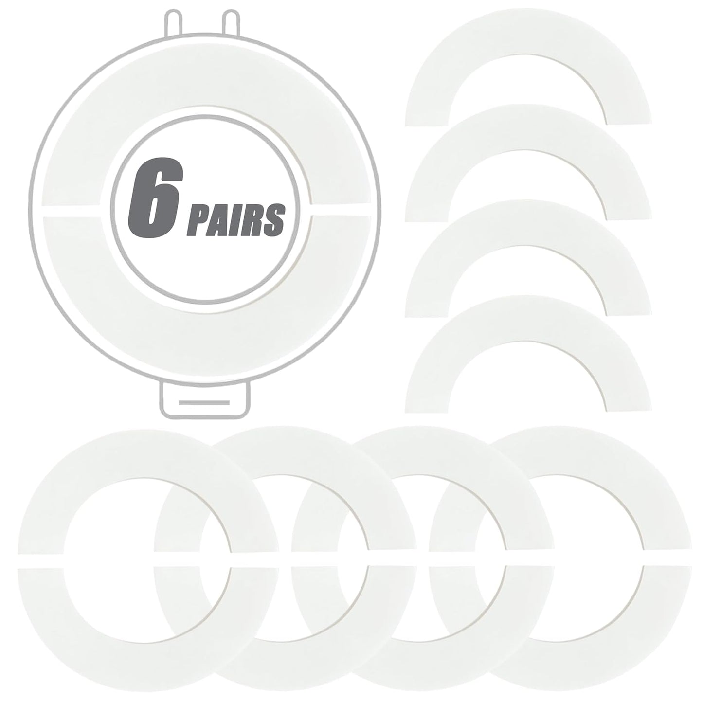 6 Pairs Replacement Transparent Tape for Stove Knob Safety Covers, for Child Proof Knob Covers, Strong Adhesive, Remove Without Leaving Any Trace, Universal Fit Most Stove Covers, Upgraded