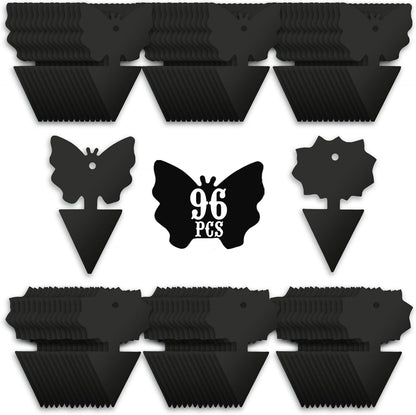 96PCS Fruit Fly Sticky Traps, Gnat Traps Insect Trap for Plants Kitchen Indoor and Outdoor