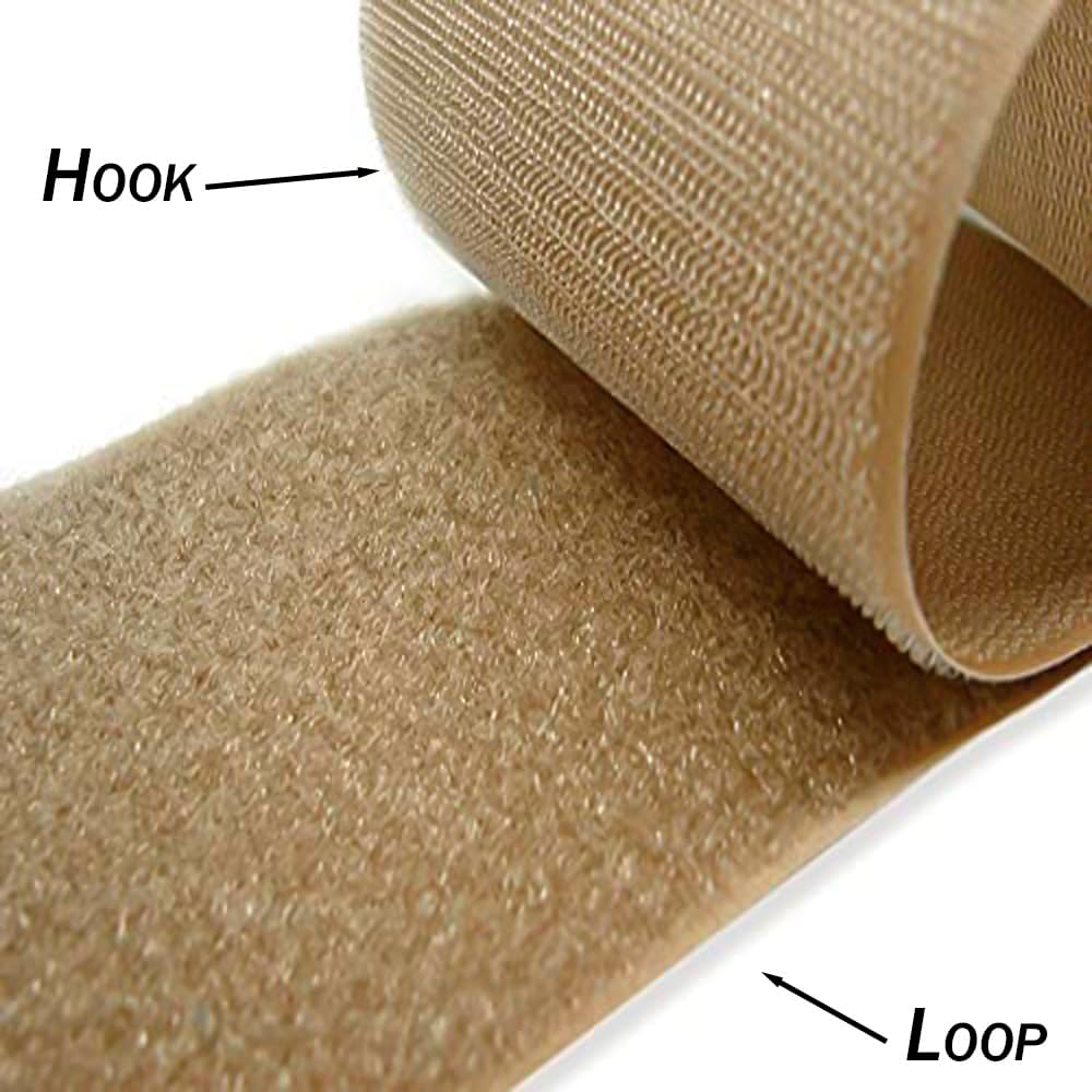 1 inch Black Hook and Loop Tape 1 Yd Self Adhesive Tape Sticky Back Heavy Duty Fastener Ideal for Window Fixing Net Carpets DIY Project Handmade Craft Home Office