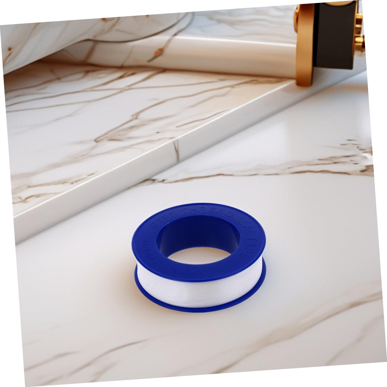 Cabilock 12rolls PTFE Thread Seal Tape for Plumbing High-Temperature Resistant Leak Water Sealing Tape for Pipe Connections for Plumbers and Home Repairs