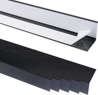 INCREWAY 1Pack Wall Corner Protector, Self-Adhesive Corner Guard Edge Protection Strip, 6.56ft PVC Protector for Wall Furniture Door Frame Table Countertop Cabinet (Clear)