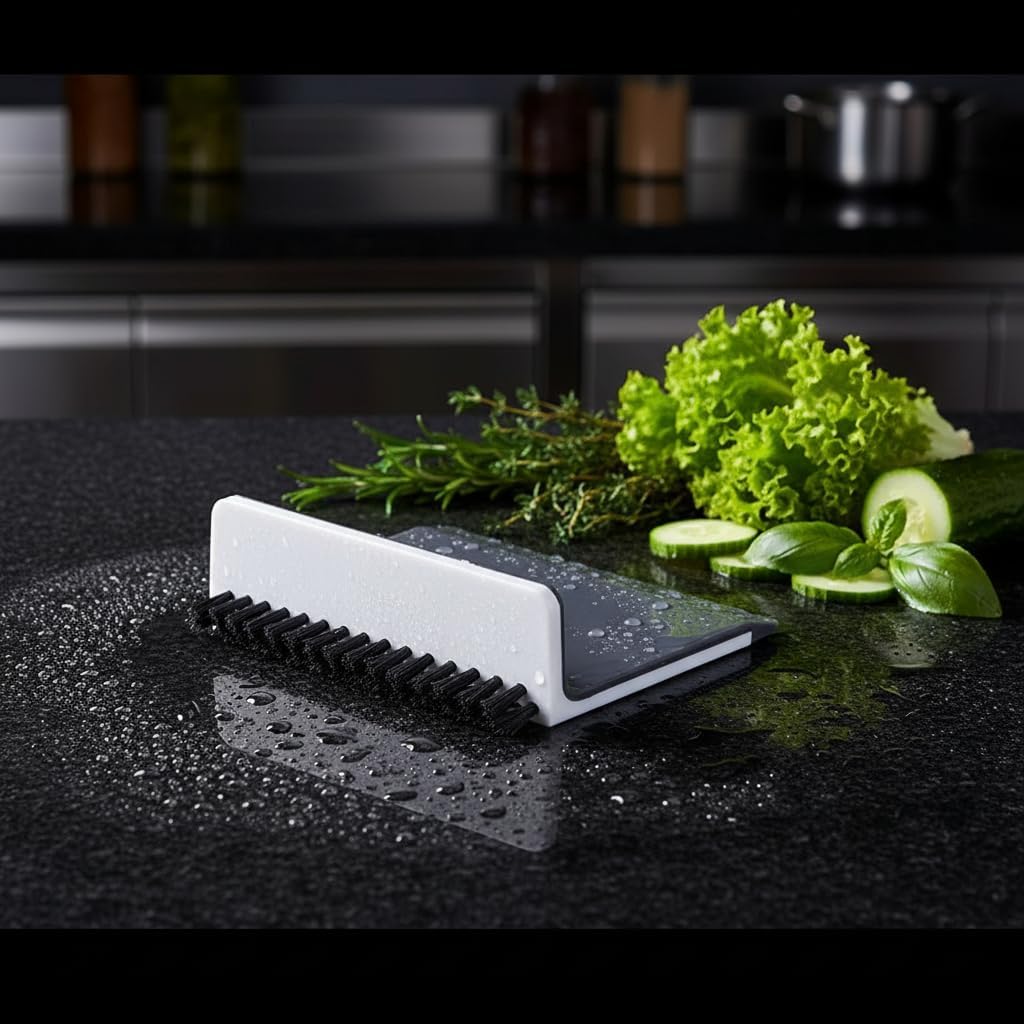 Sink Squeegee Cleaner Countertop Brush Wiper Vegetable Cleaning Brush Wiper Home Kitchen Tool Accessories Kitchen Utensils