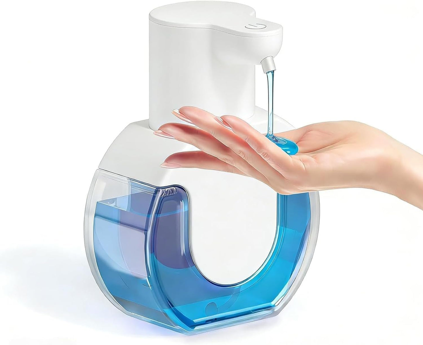 Automatic Soap Dispenser Touchless,Rechargeable Foaming Soap Dispenser,15oz/420ml Smart Hand Soap Dispensers,4-Level Adjustable,Wall Mount for Bathroom Kitchen Dish Soap,Hands-Free